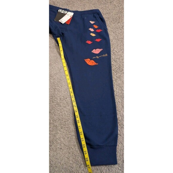 New with Tags! Uniqlo x SPRZ NY Andy Warhol Kissing Lips Sweatpants Women's XL - Picture 7 of 7
